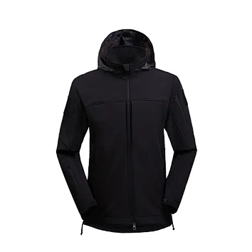 Unisex Tactical Soft Shell Jacket, Waterproof, Breathability, Stretchability, Durable, Stain-Resistant, IRR